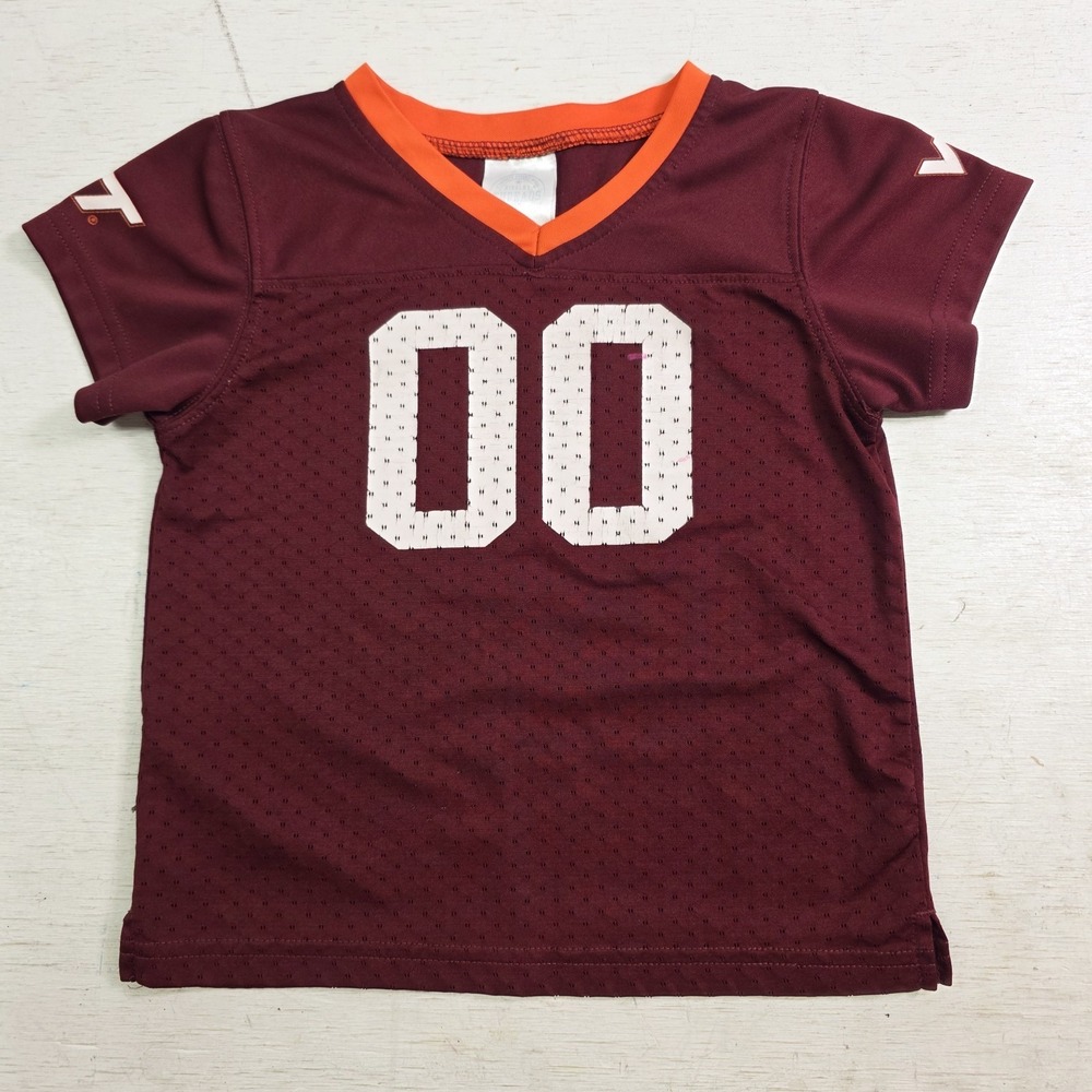 Virginia Tech Hokies #00 Football Jersey VT‎ Rivalry Threads Toddlers Boys 3T